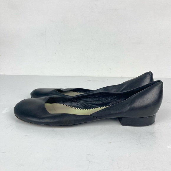 MARC JACOBS Black Leather Ballet Flats - Made in Italy size 40 - Picture 3 of 9